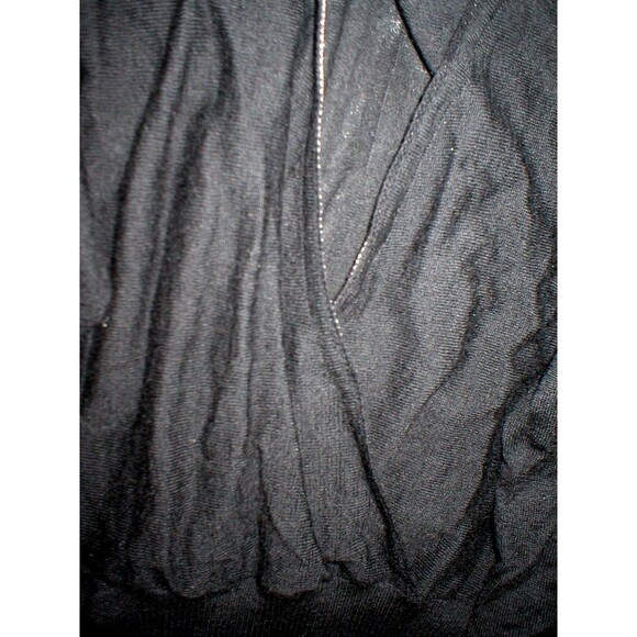 NWT Designer M Missoni Womens 10 Sweater 46 Black Cashmere Silk New Ruched Top - Picture 10 of 12